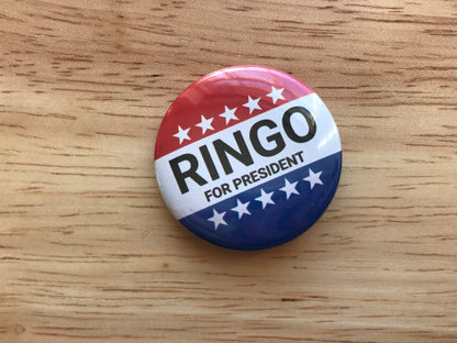 Ringo for President 32mm Button Badge