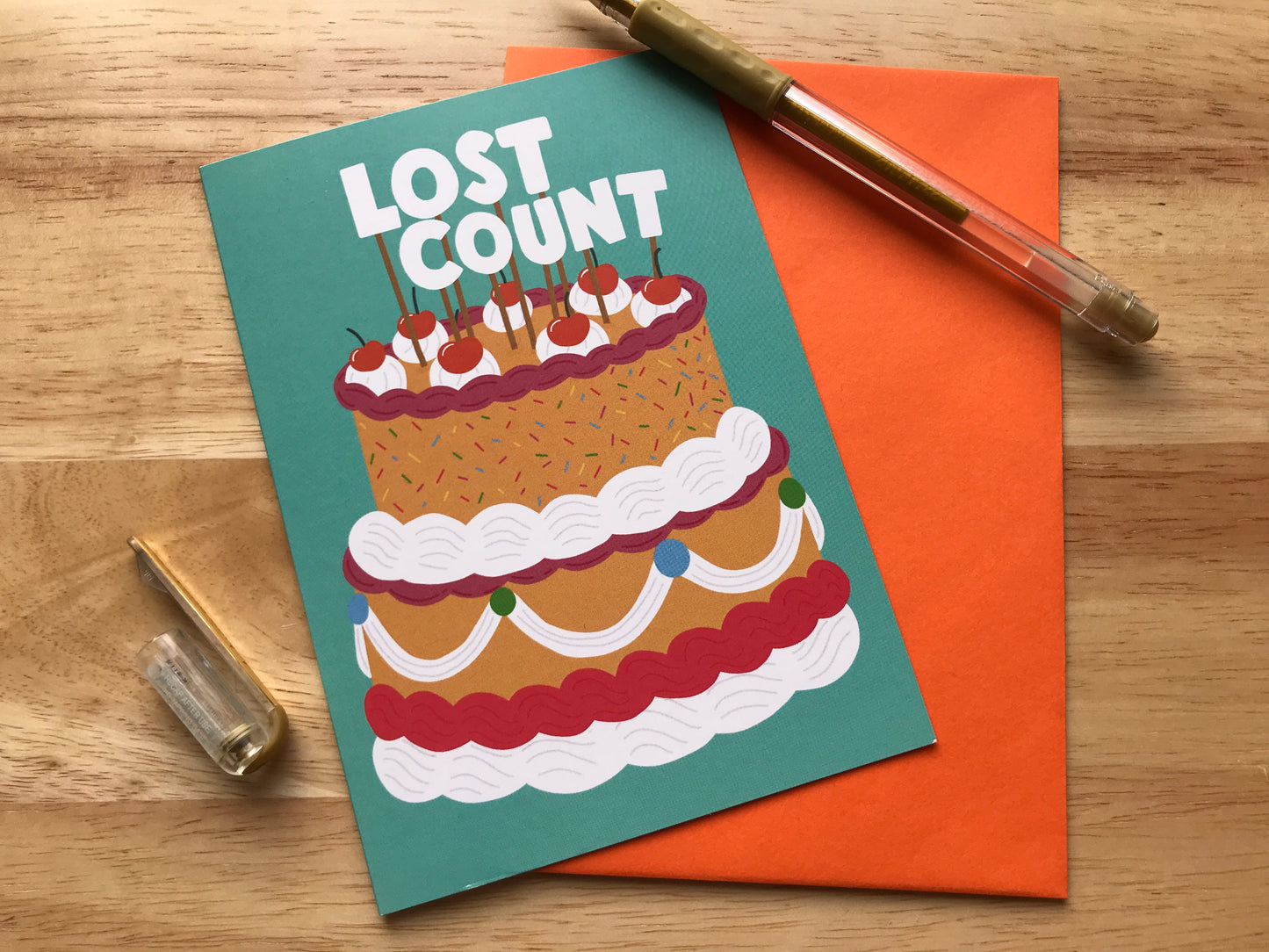 Lost Count Greeting Card