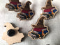 Wizarding Wooden Pin Badge