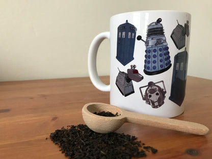 Friends and Foes of the Doctor 11oz Mug