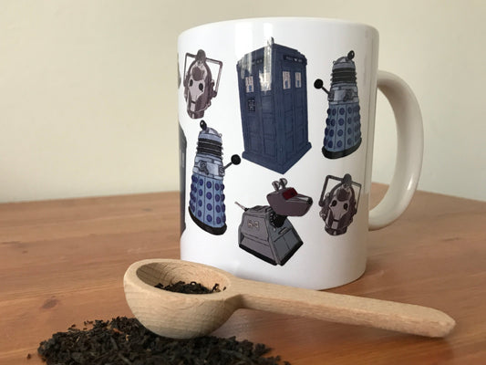 Friends and Foes of the Doctor 11oz Mug