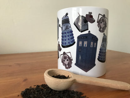 Friends and Foes of the Doctor 11oz Mug